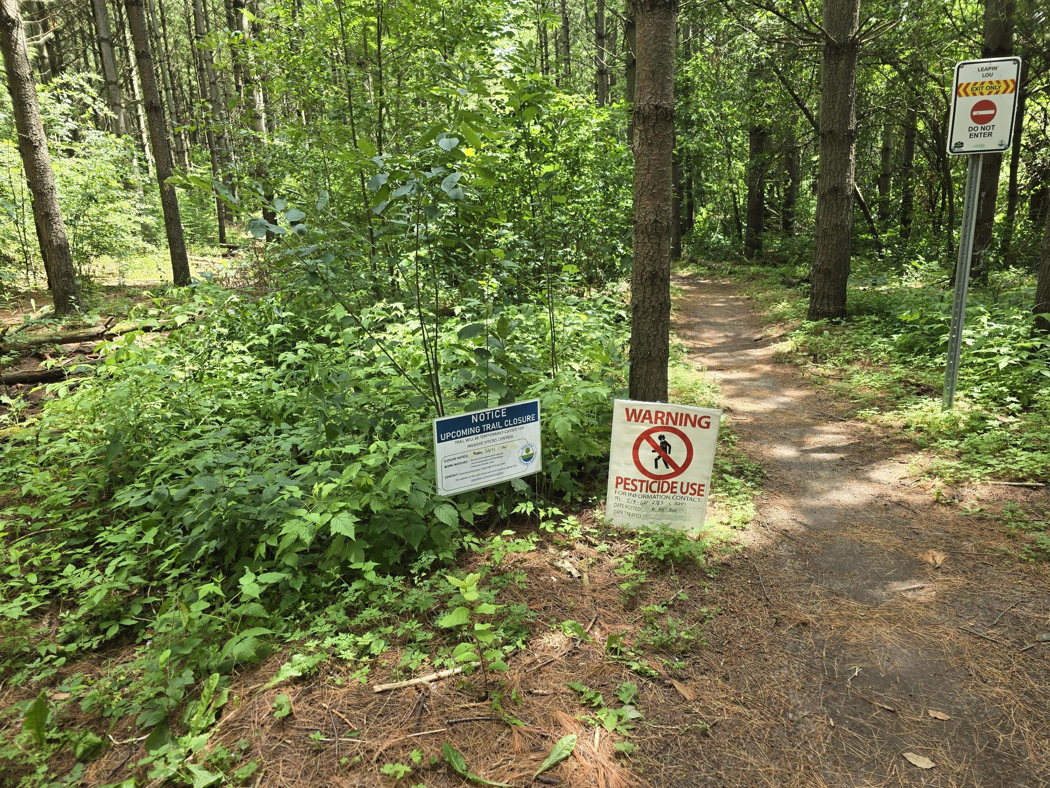 Notice: DSV Spraying on Leapin’ Lou on July 13